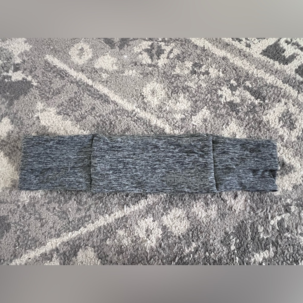 Nathan Sports Gray Heather Running Waist Pack with Zipper Pocket Medium